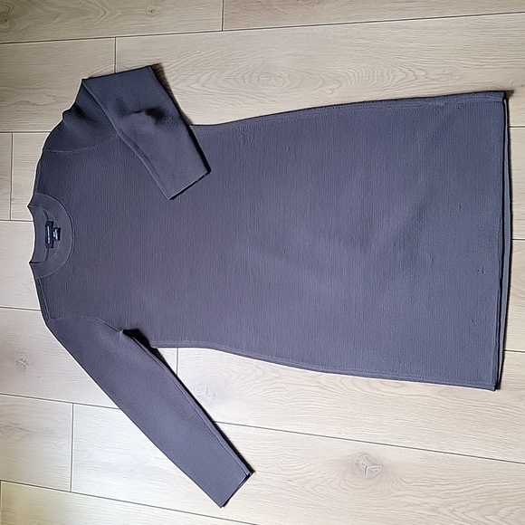 Club Monaco Women's Ribbed Gray Dress Size XS - Picture 3 of 10